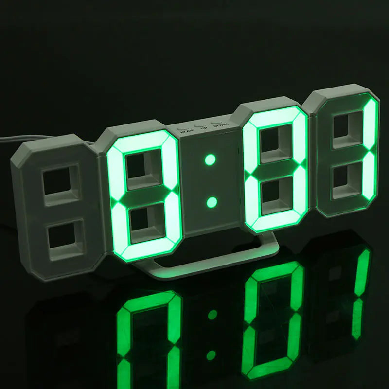 Digital Led Electronic Desktop Clock - The Snow Owls