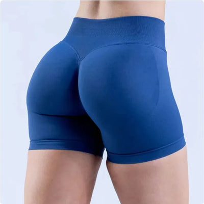 FlexFlow Seamless Yoga Shorts - The Snow Owls