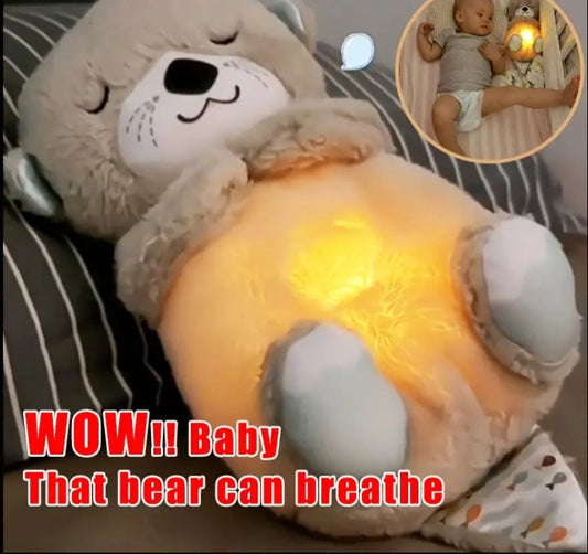 Soothing Otter Plush Doll with Music