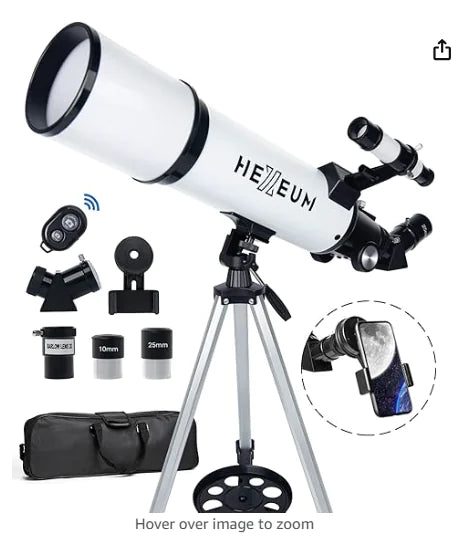 F30070 with astronomical telescope - The Snow Owls