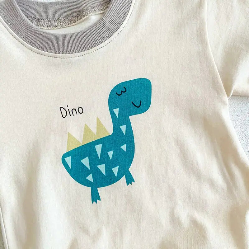 Baby Bodysuit Little Dino Boys Clothes - The Snow Owls