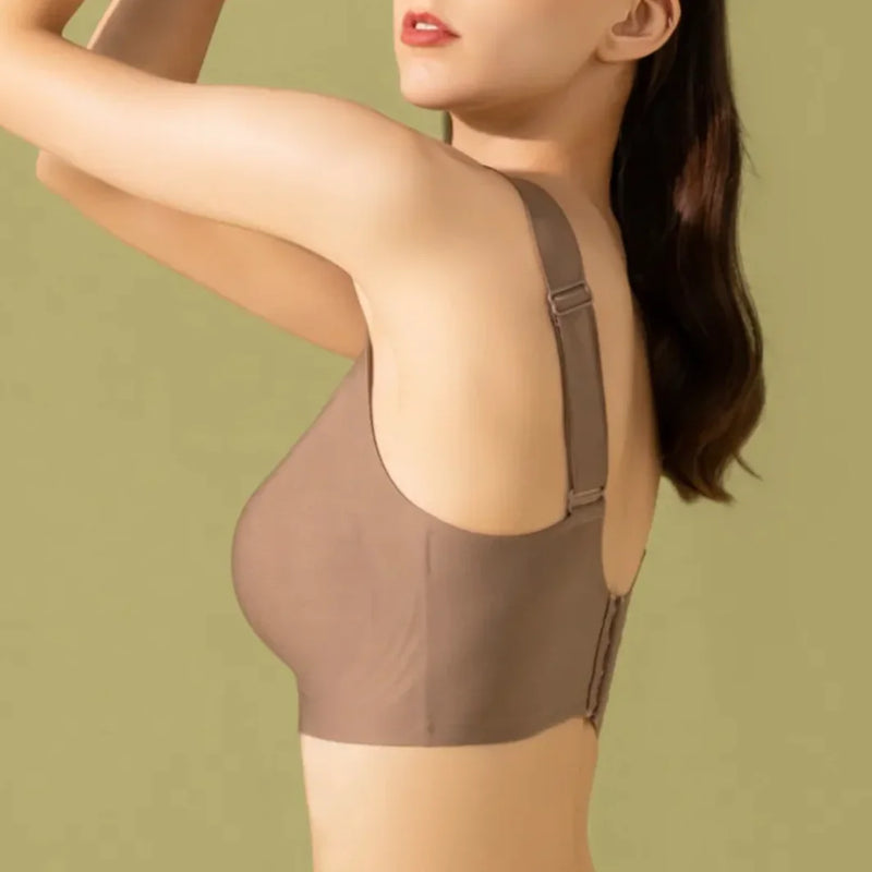 Plus Size Traceless Push-Up Sports Bra - The Snow Owls