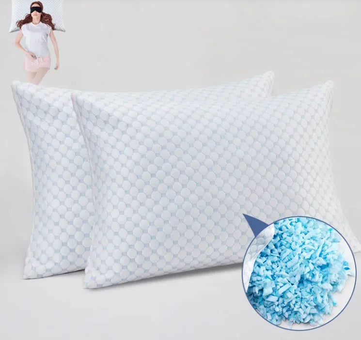 Memory Crushed Sponge Pillow - The Snow Owls