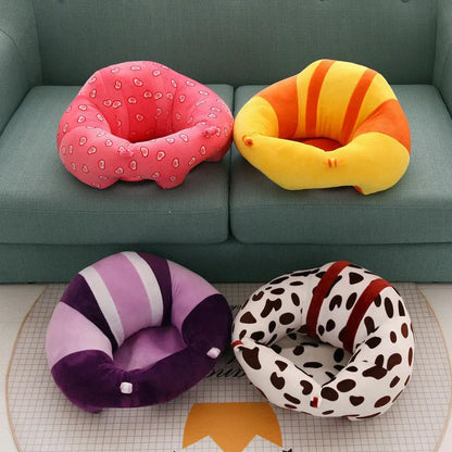 Baby Support Seat: Comfortable Sit Up Soft Chair Cushion Sofa Plush Pillow Toy Bean Bag