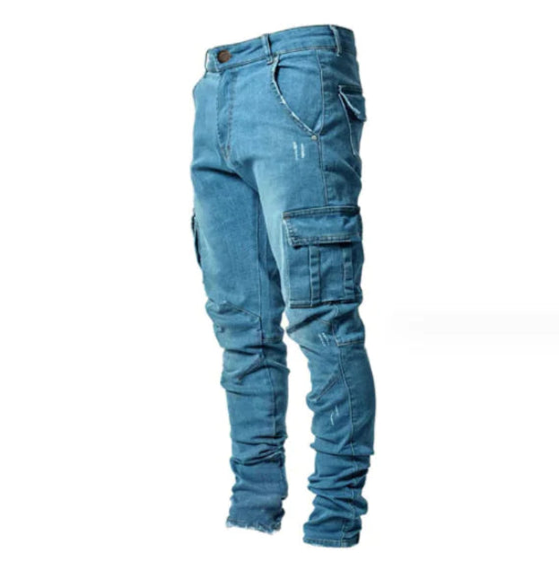 Skinny Jeans With Side Pockets And Feet For Men - The Snow Owls