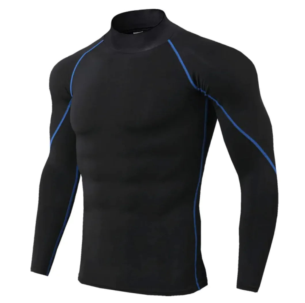 Men's Quick-drying Turtleneck Long Sleeve - The Snow Owls