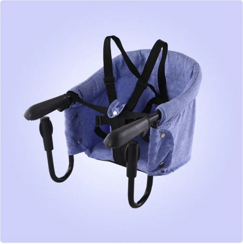 Portable Baby High Chair with Safety Belt and Dining Cover - The Snow Owls