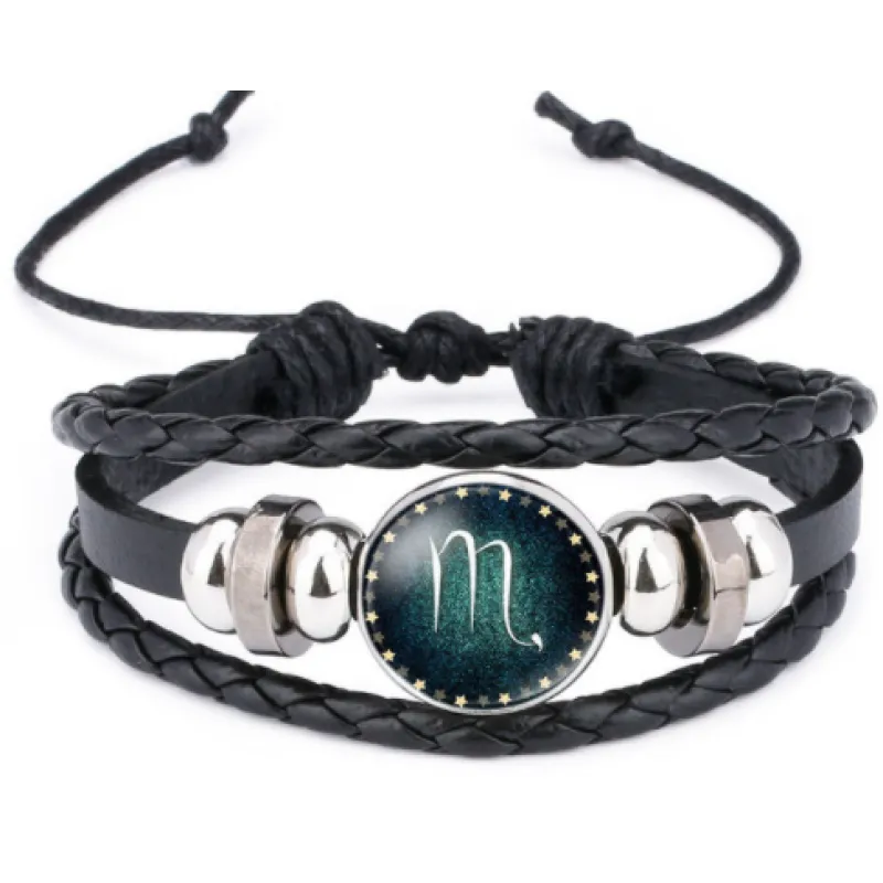 Twelve constellations time gem bracelet