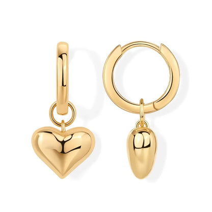 Love Pendant  Women's Earrings 14K