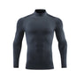 Reflective Stand Collar Sweat-Wicking T-Shirt - The Snow Owls