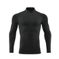 Reflective Stand Collar Sweat-Wicking T-Shirt - The Snow Owls