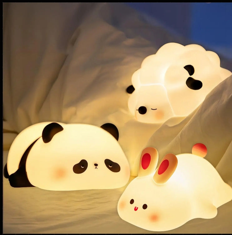 Animal Silicone Nightlights - The Snow Owls