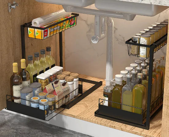 Kitchen Spice Rack Sink Simple Organizing Rack - The Snow Owls