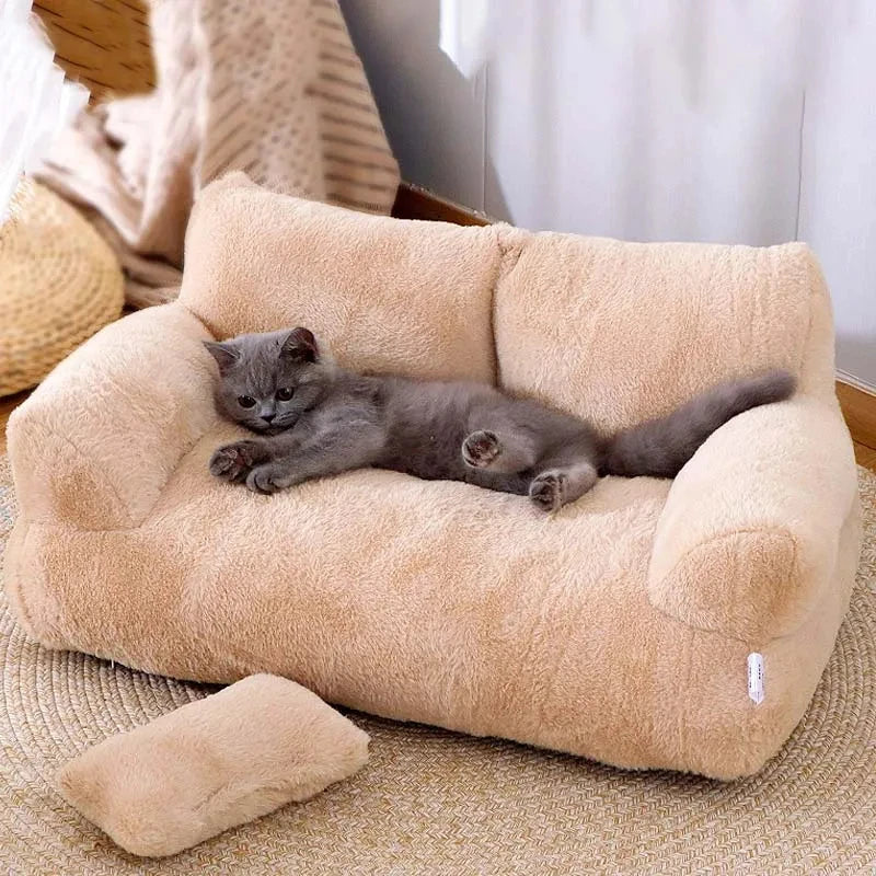 Luxury Cat Bed Sofa - The Snow Owls