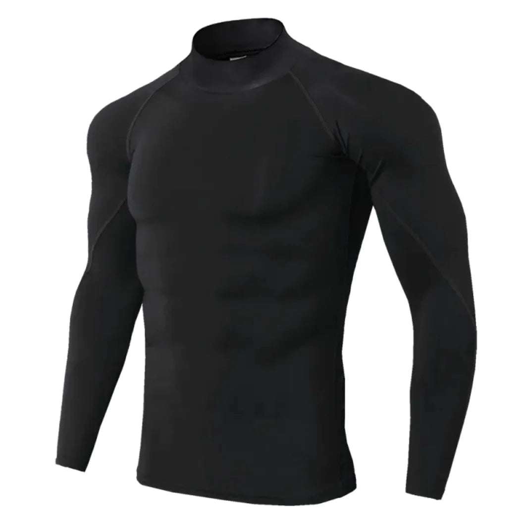 Men's Quick-drying Turtleneck Long Sleeve - The Snow Owls