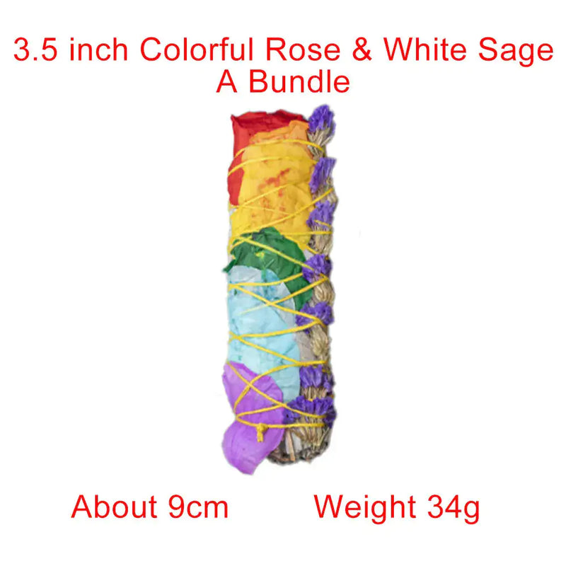 White Sage Incense Sticks Bundle And Candle - The Snow Owls