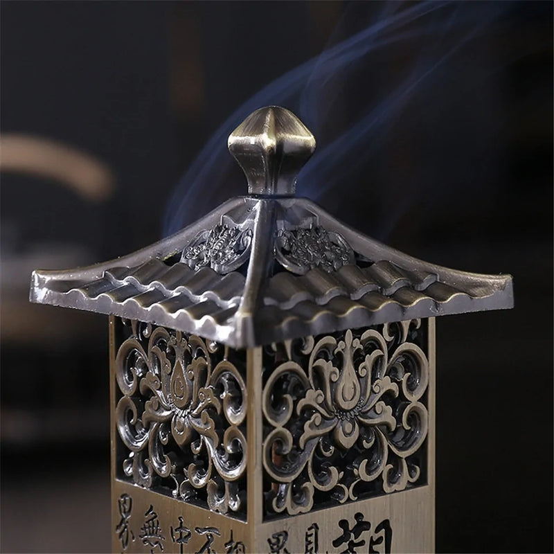 Antique Vertical Indoor Ceremony Incense Stick Censer - The Snow Owls