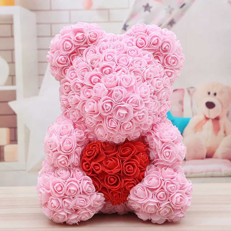 Rose Bear Gift - The Snow Owls