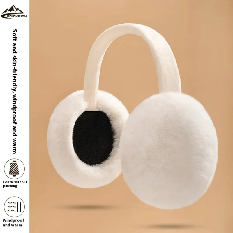 Foldable Plush Warm Earmuffs - The Snow Owls