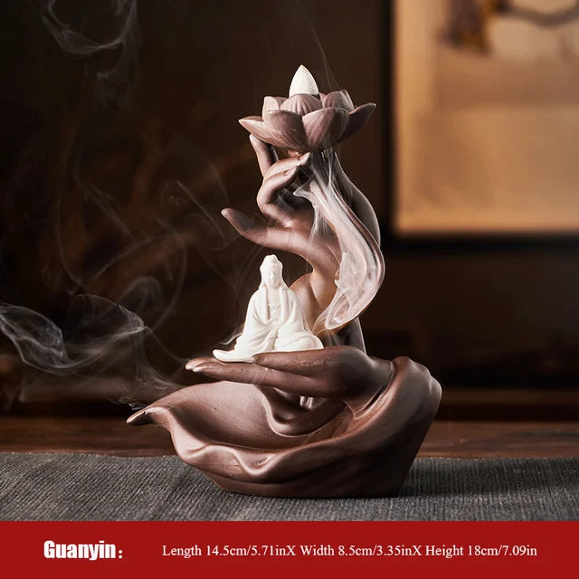 Backflow Incense Burner - The Snow Owls