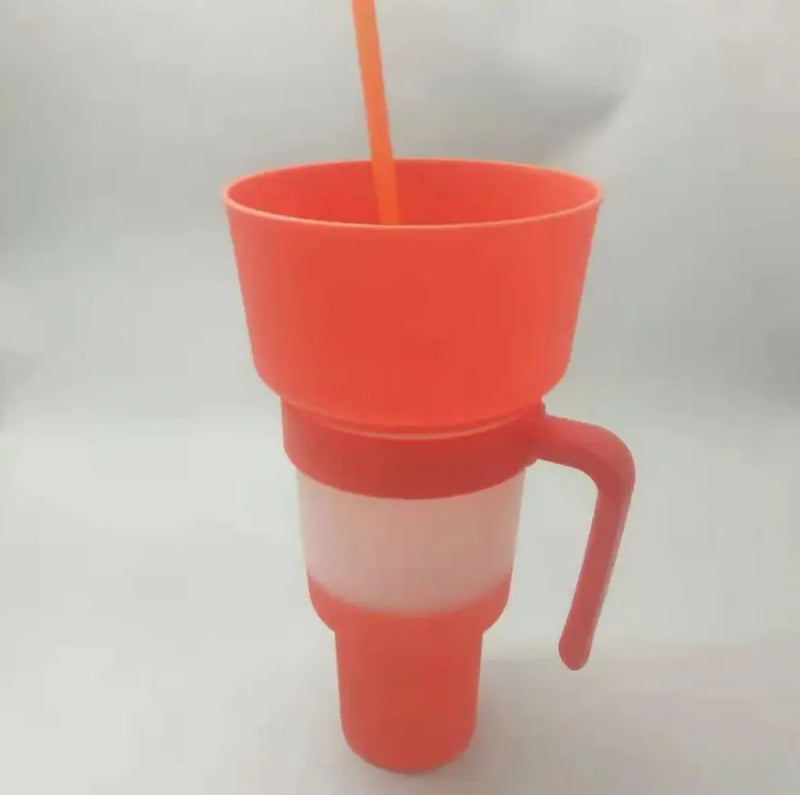 Snack Cup with Straw - The Snow Owls