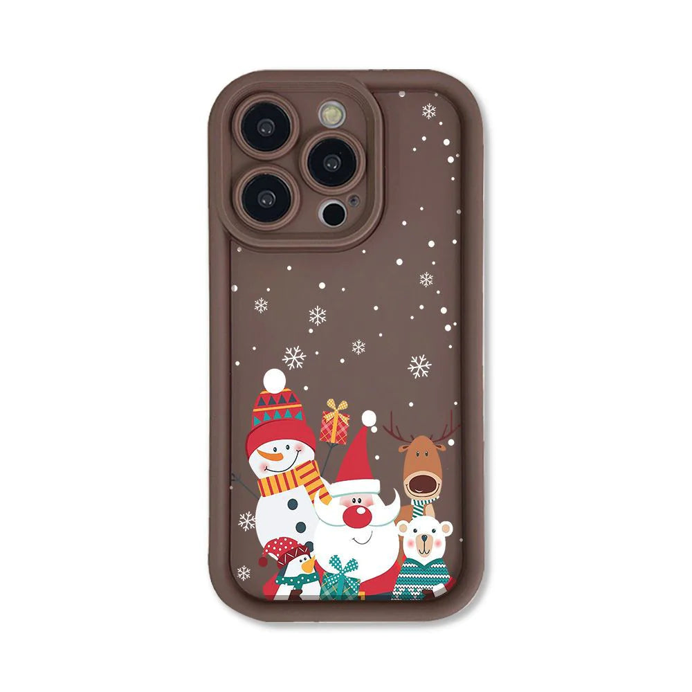 Cute Santa Claus Phone Case Frosted Advanced