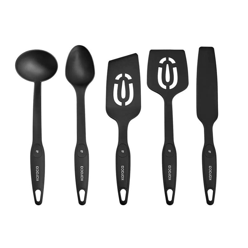 Karaca Biogranit V2 13 Piece Cookware Set Black Gold - The Snow Owls