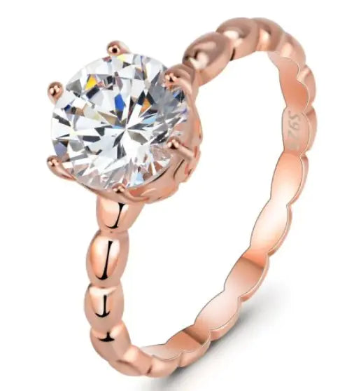 925 Silver Diamond Ring - The Snow Owls