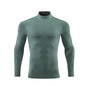 Reflective Stand Collar Sweat-Wicking T-Shirt - The Snow Owls