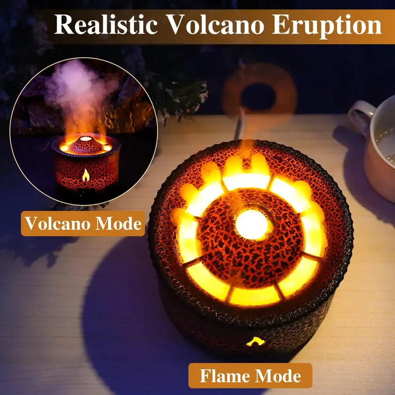 Volcano Fire Flame Air Humidifier - The Snow Owls