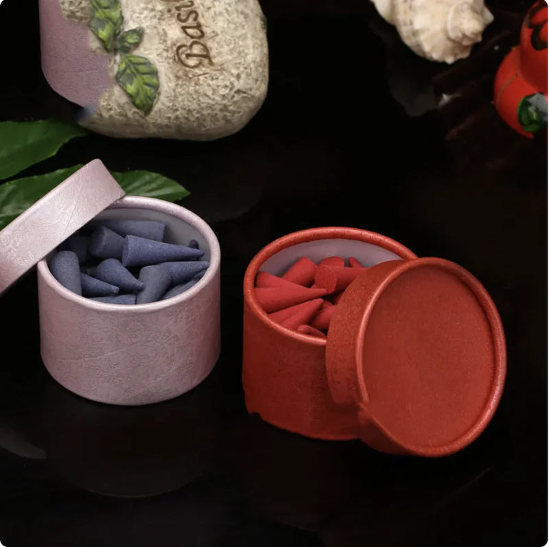 Aromatherapy Cone Incense for Indoor Air - The Snow Owls