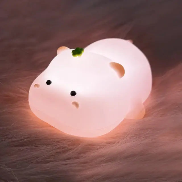 Animal Silicone Nightlights - The Snow Owls
