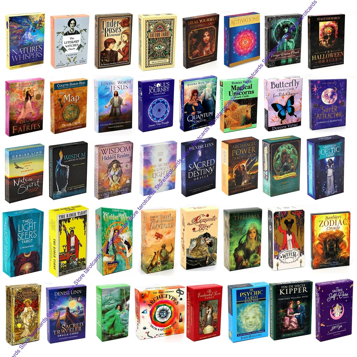 140 Types of Tarot Card Destiny Decks - The Snow Owls