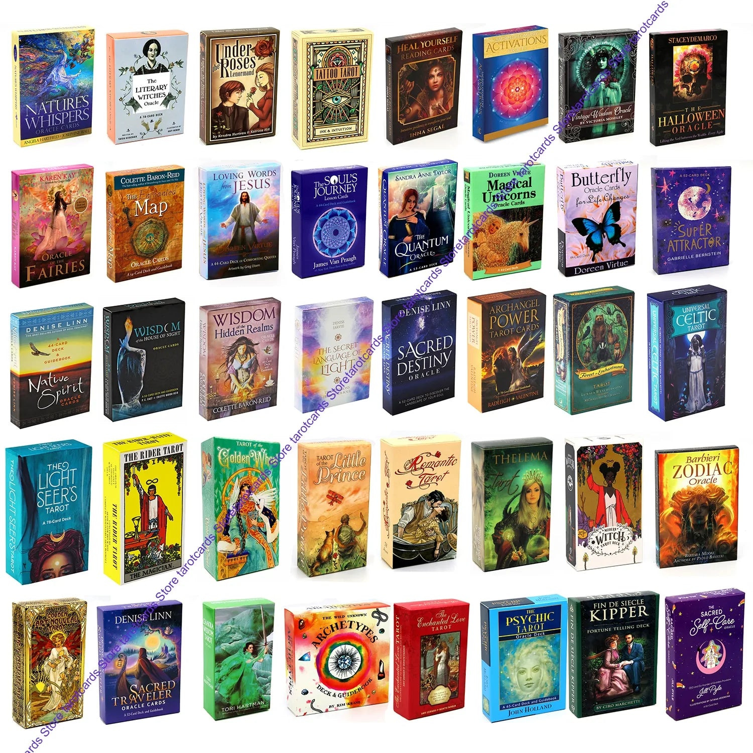 140 Types of Tarot Card Destiny Decks - The Snow Owls
