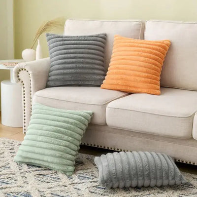 Living Room Bedroom Sofa Pillow Cover - The Snow Owls