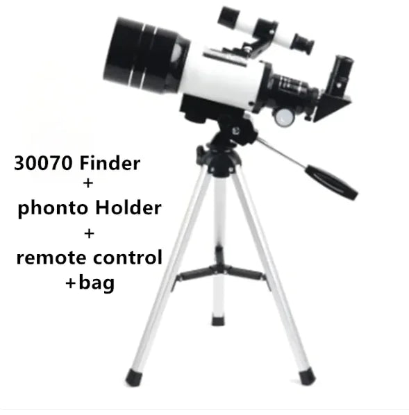 F30070 with astronomical telescope - The Snow Owls