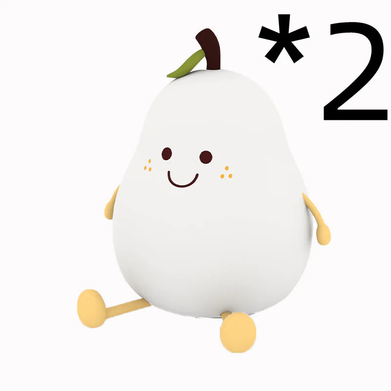 Pear Fruit Night Light - The Snow Owls