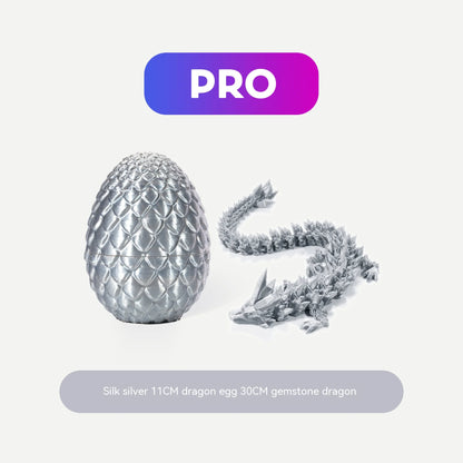 3D Printed Dragon Egg Crystal Ornaments