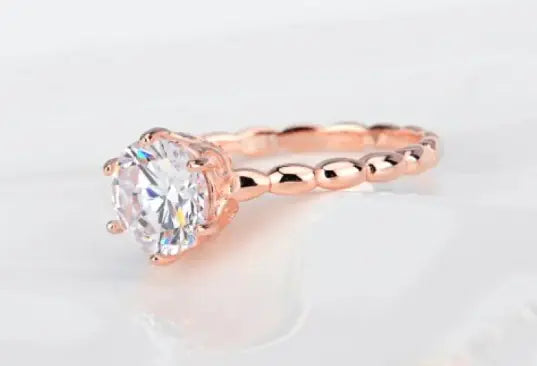 925 Silver Diamond Ring - The Snow Owls