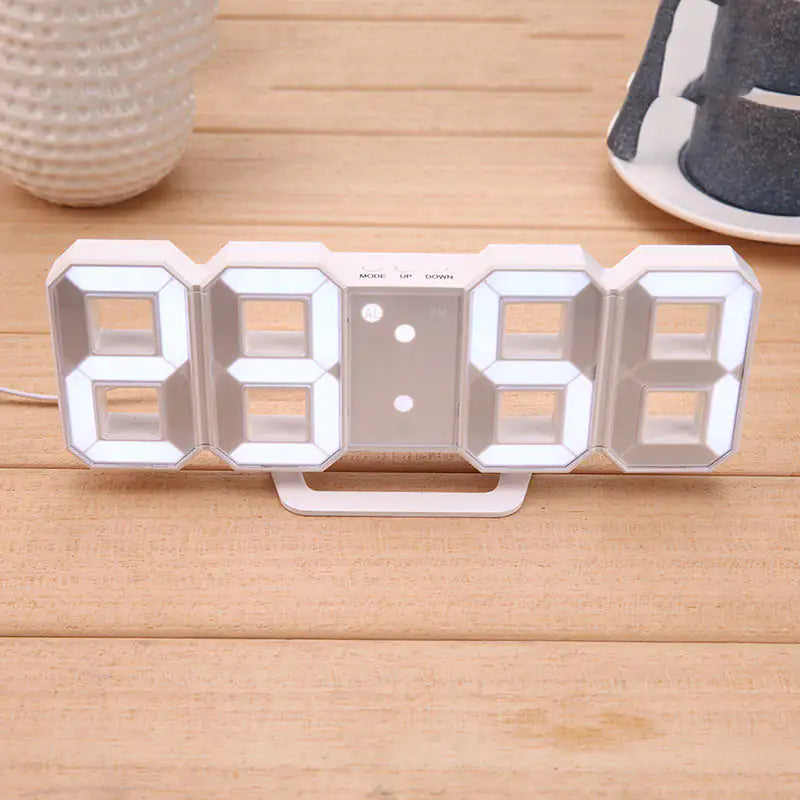 Digital Led Electronic Desktop Clock - The Snow Owls