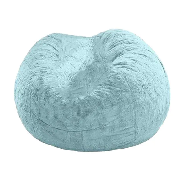 Giant Fluffy Fur Bean Bag - The Snow Owls