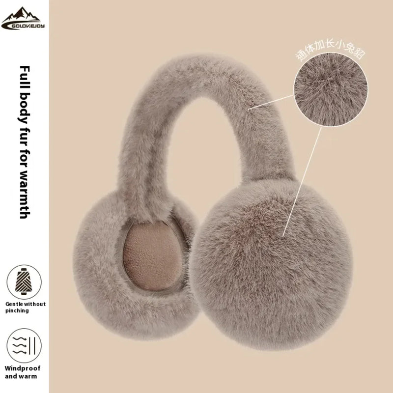 Foldable Plush Warm Earmuffs - The Snow Owls