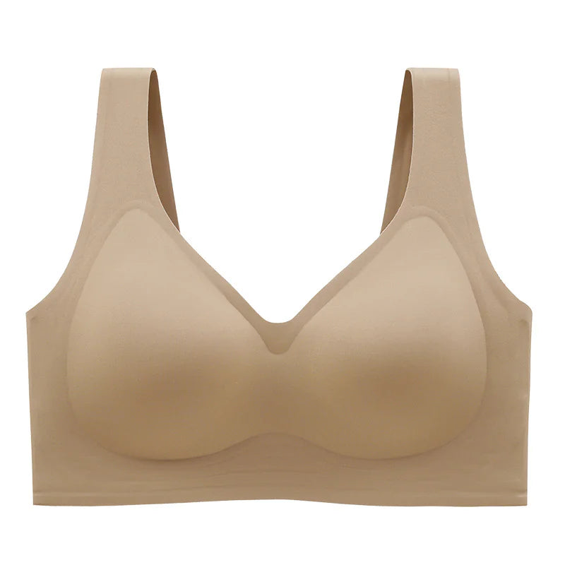 Plus-Size Seamless Push-Up Bra - The Snow Owls