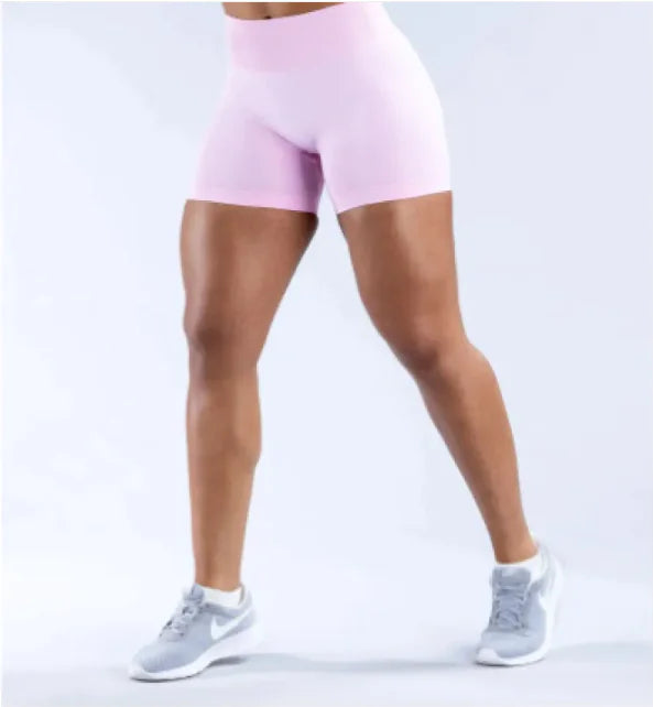 FlexFlow Seamless Yoga Shorts - The Snow Owls