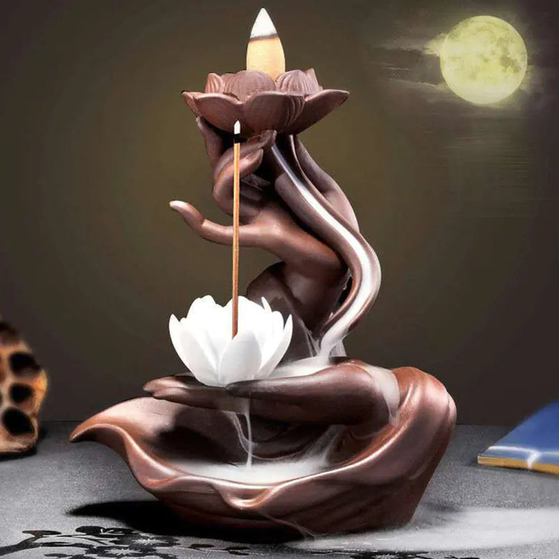 Backflow Incense Burner - The Snow Owls