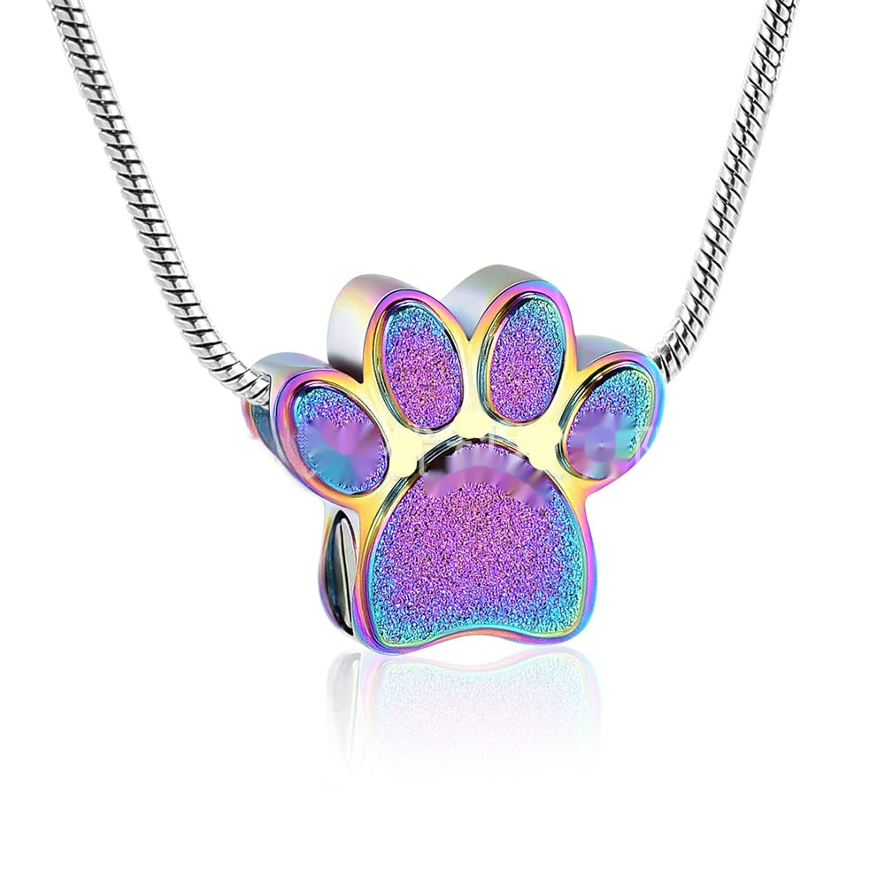 Paw Print Pendant Necklace