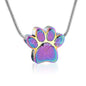 Paw Print Pendant Necklace